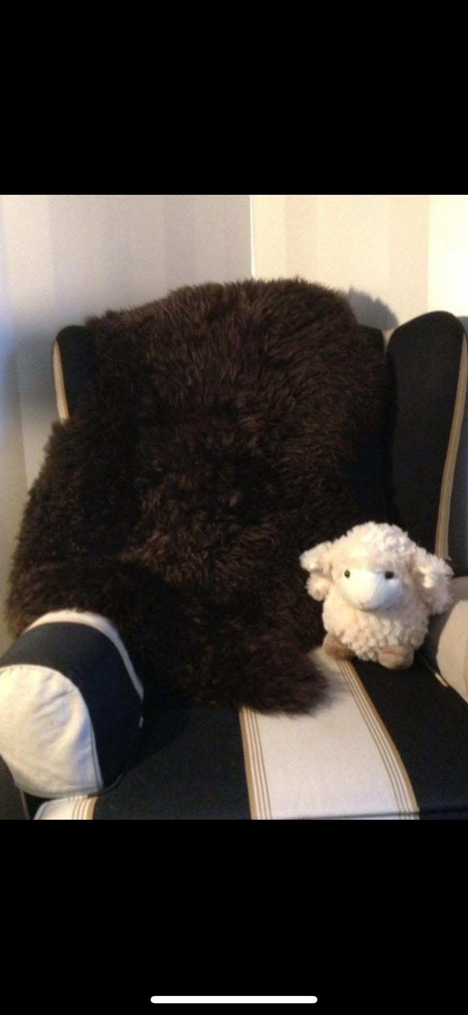 Sheepskin rug