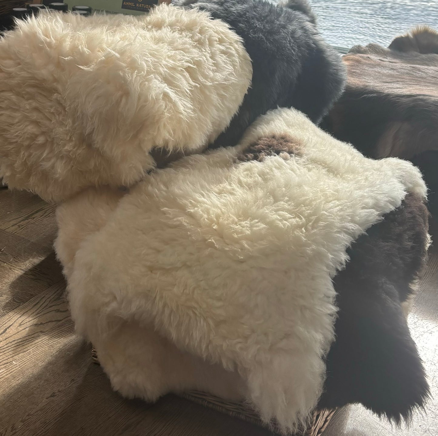 Sheepskin rug