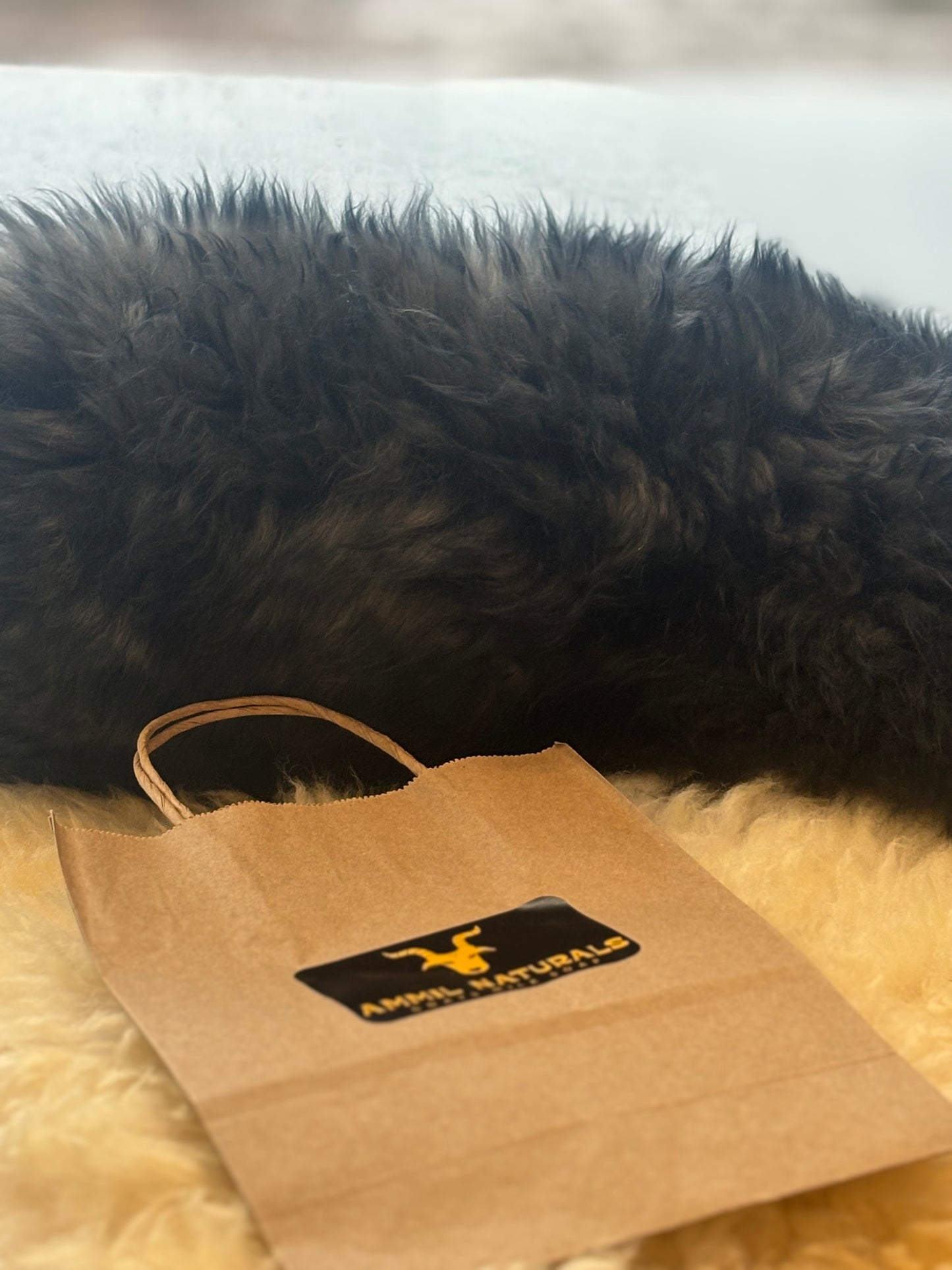 Sheepskin rug