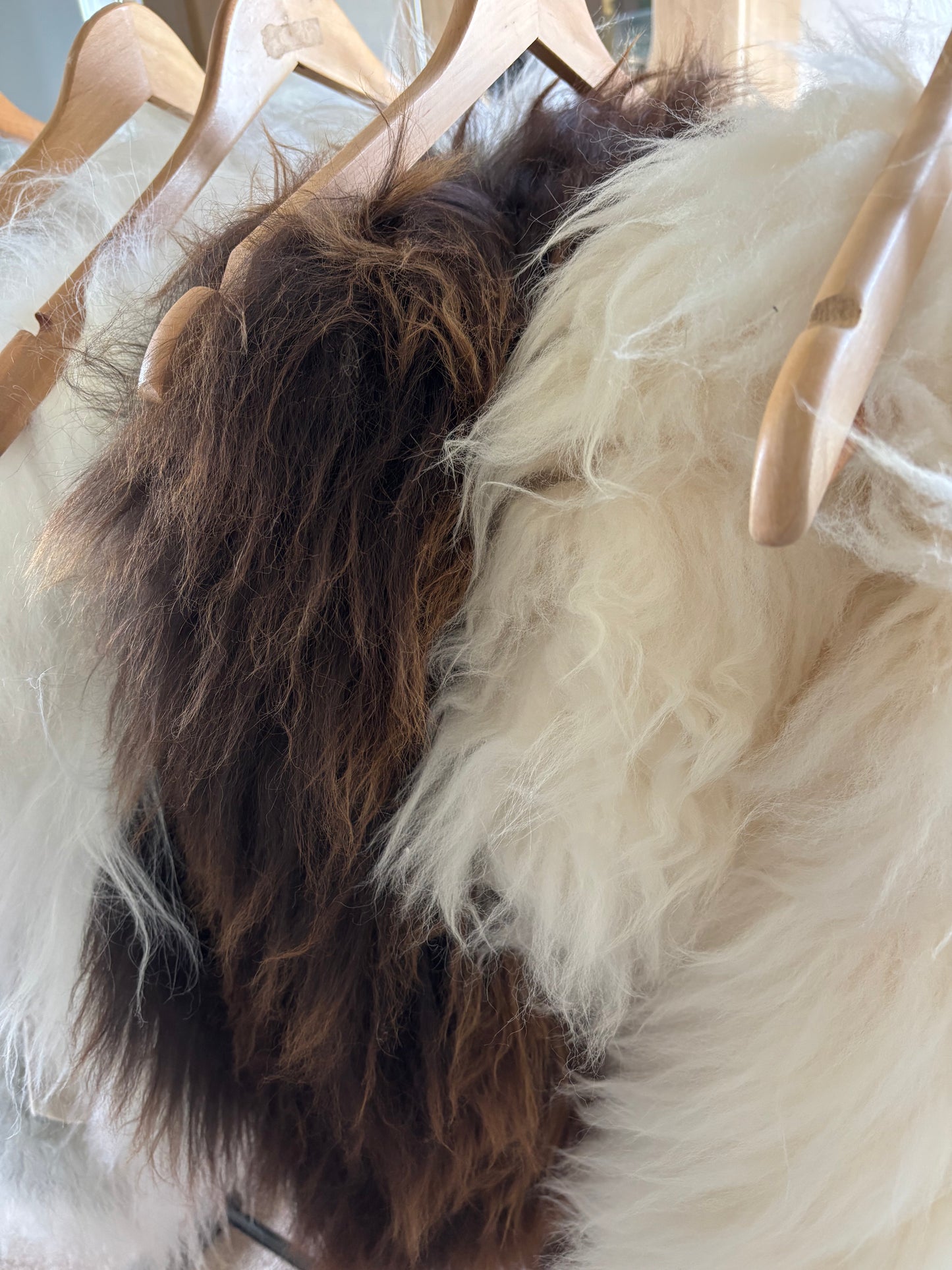 Sheepskin rug