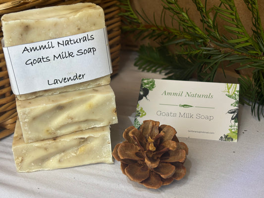 Goats milk soap with Lavender