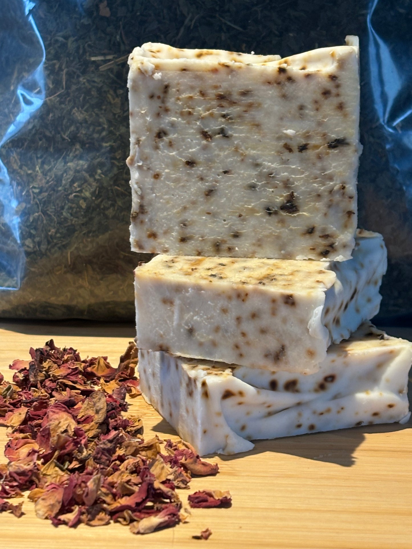 Goats milk soap with Rose